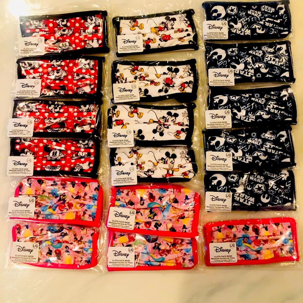 DISNEY CHARACTERS FACE MASK !